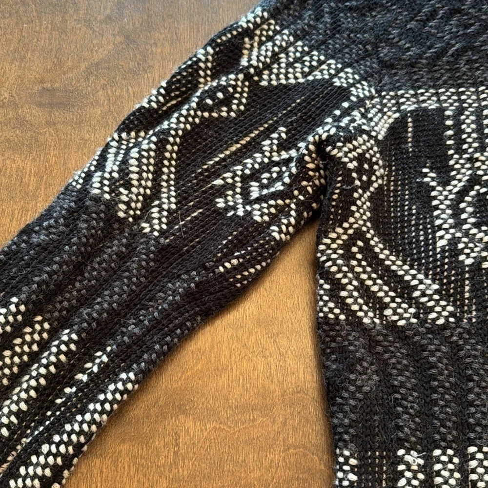 J. Crew Geometric Print Wool Blend Sweater Size XS